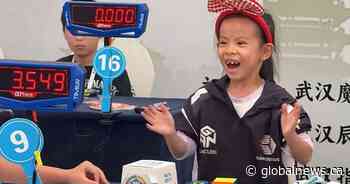 6-year-old girl from China breaks women’s Rubik’s Cube speed record