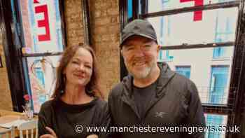 Ricky Gervais makes surprise appearance at iconic Manchester venue