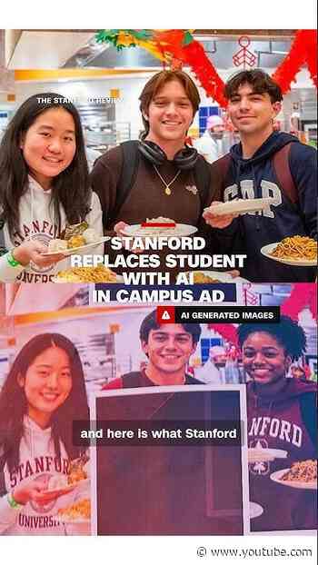 Stanford replaces student with AI in campus ad