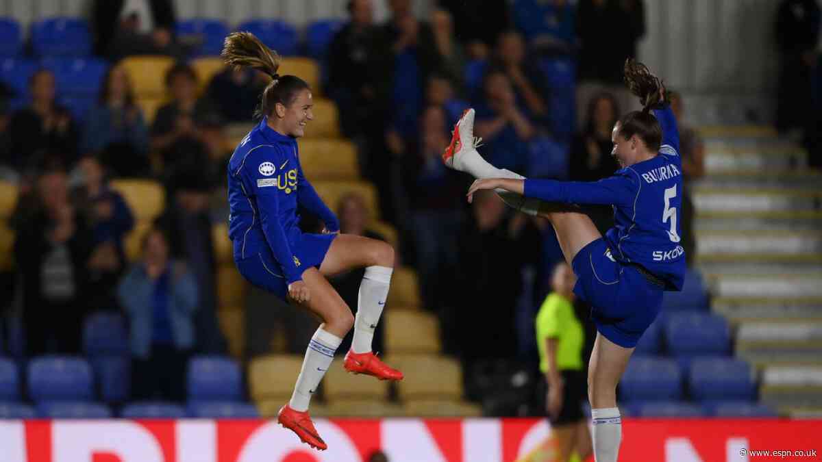 Chelsea vs Austria Wien: Latest updates from Women's Champions League clash as Blues try to build on early lead