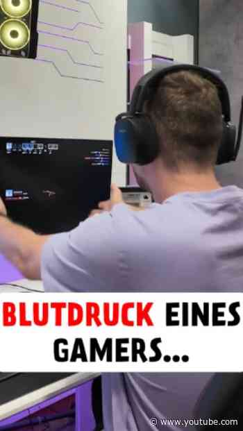 Der Blutdruck eines Gamers!
