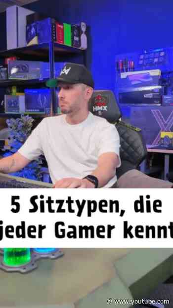 5 crazy Sitzpositionen, die jeder Gamer kennt 😀