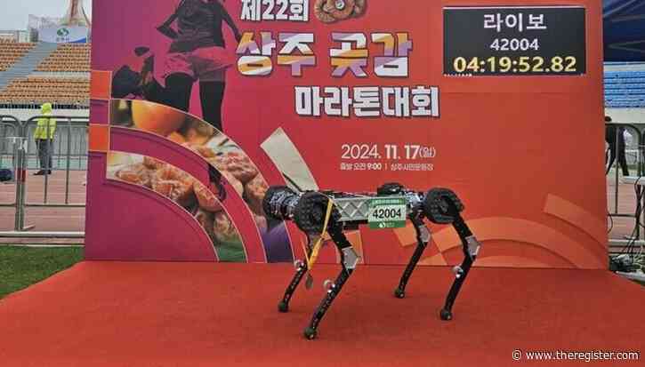 Robot dog ran a marathon on one charge and lived to publish the paper
