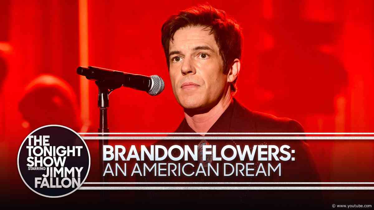 Brandon Flowers: An American Dream | The Tonight Show Starring Jimmy Fallon
