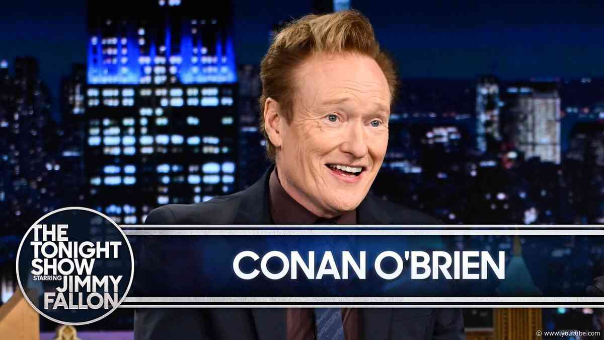 Conan O'Brien Got a Surprise Call from Mick Jagger, Addresses Rumors About His Hair | Tonight Show