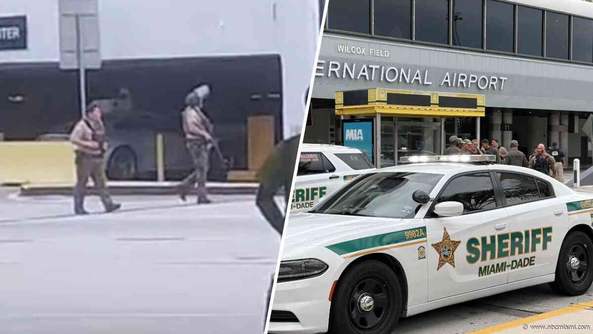 Person in custody after report of shots fired at Miami International Airport