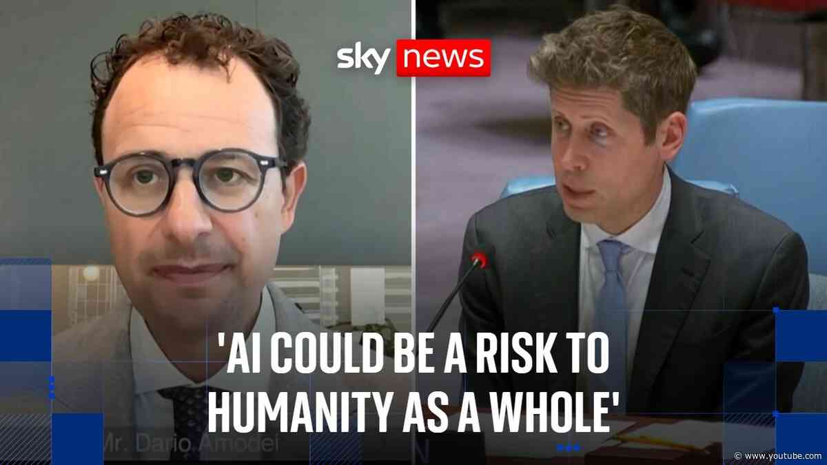 OpenAI and Anthropic bosses warn UN of risk AI poses to humans