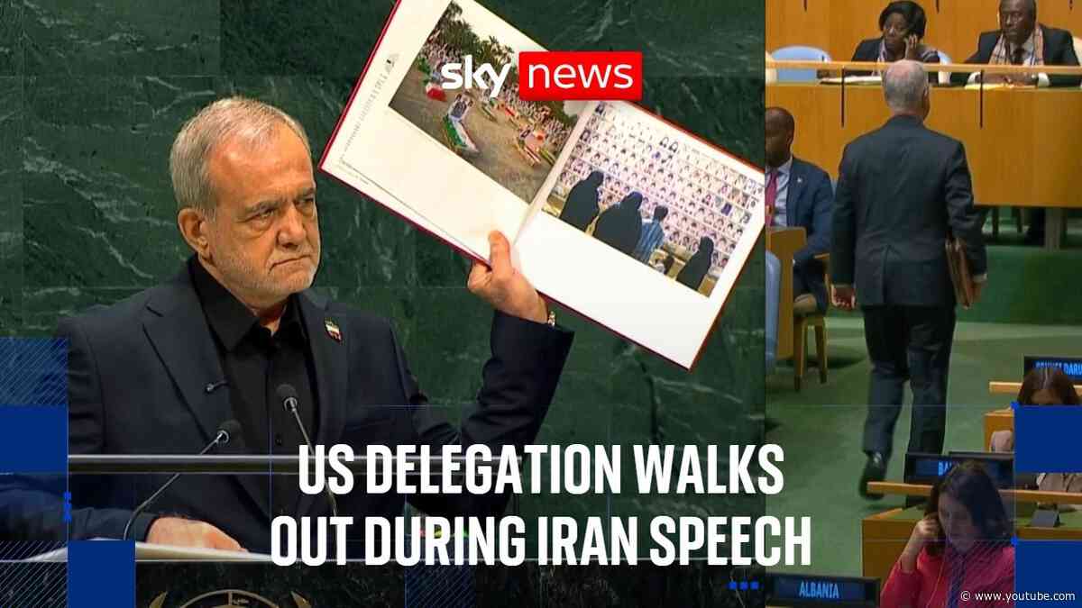 Iranian president tells UN his nation will never 'bend the knee' to US
