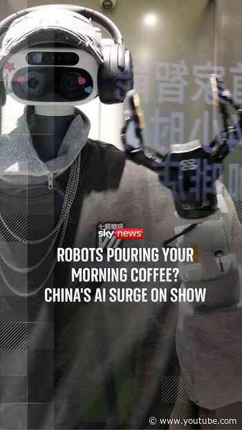 Robots pouring your morning coffee? China's AI surge on show