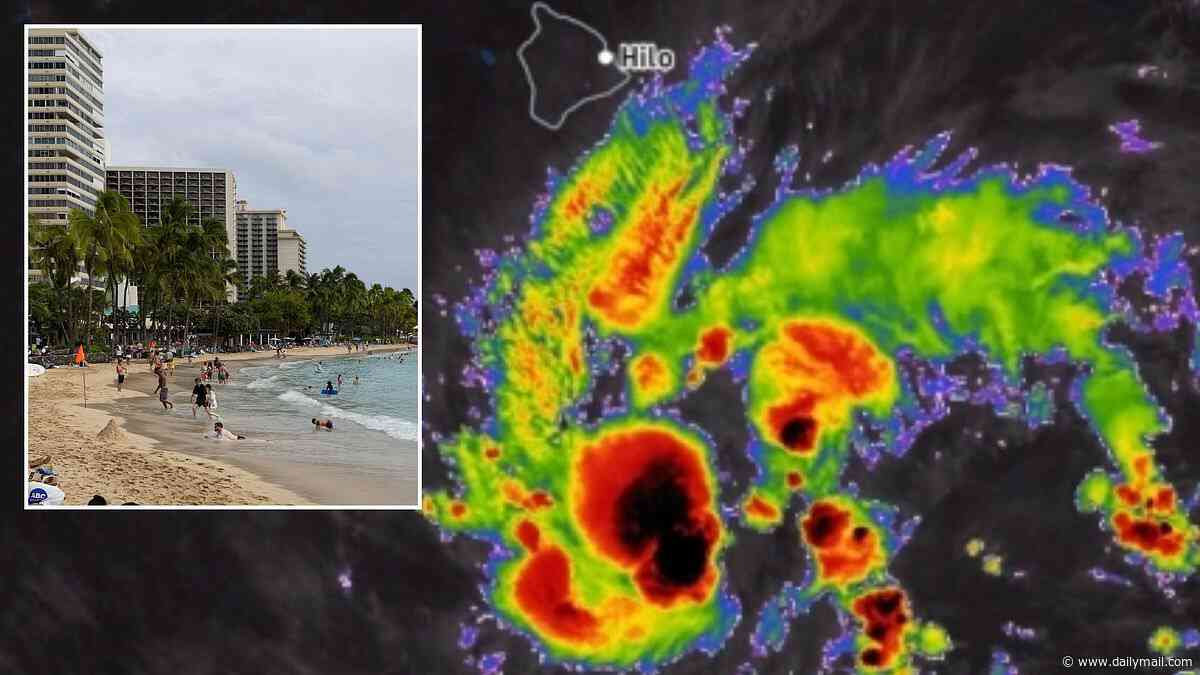 State of emergency declared for major storm erupting off US coast expected to become a hurricane in HOURS