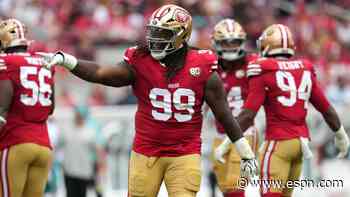 49ers starting DT West put on IR, set to undergo knee surgery