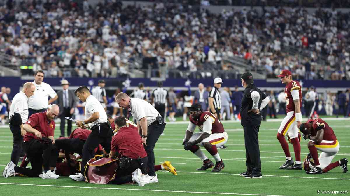 Commanders reject notion they abandoned injured Daniels: 'Stuff is nonsense'