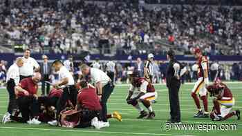Commanders reject notion they abandoned injured Daniels: 'Stuff is nonsense'