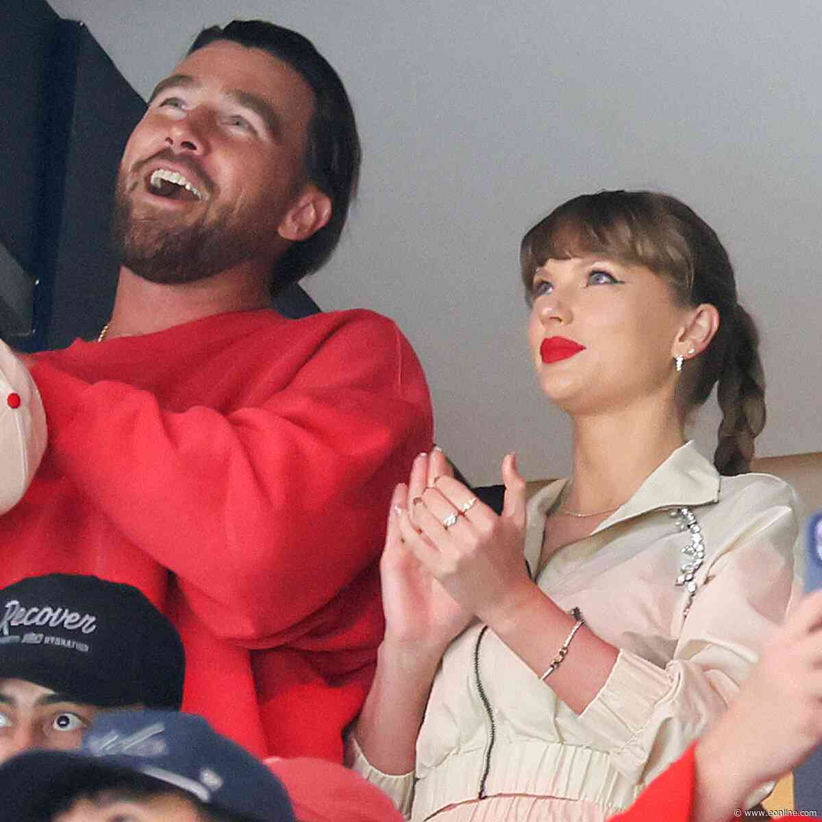 Travis Kelce Reacts to Taylor Swift's “That's My Husband" Comment