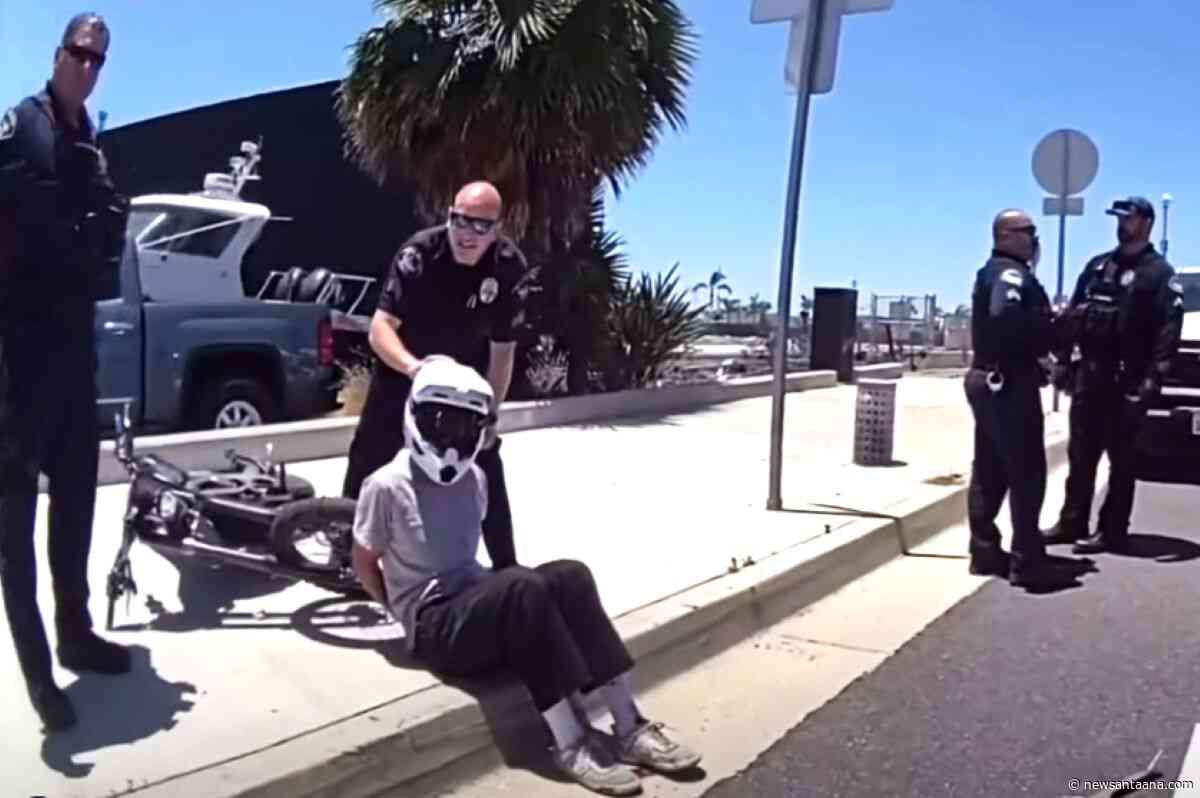 Juvenile on illegal e‑moto arrested after felony evading in coastal OC