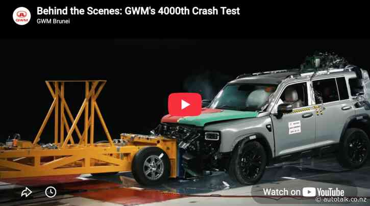GWM marks 4000th full vehicle crash test