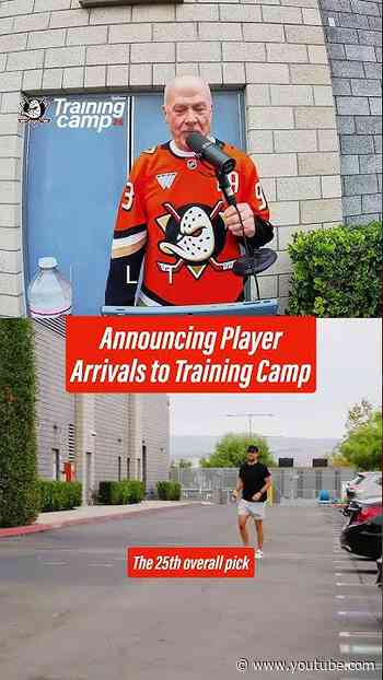Ducks Arrive to Training Camp in Style