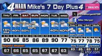 Rain and storms chances are going up! Flash Flood Watch for Oklahoma Panhandle. Great weather pattern for rainfall!