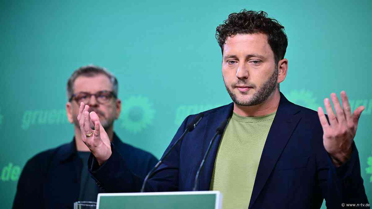 "Bündnis nicht um jeden Preis": Grünen-Chef nennt Bedingungen für Koalition mit Linken