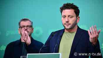 "Bündnis nicht um jeden Preis": Grünen-Chef nennt Bedingungen für Koalition mit Linken
