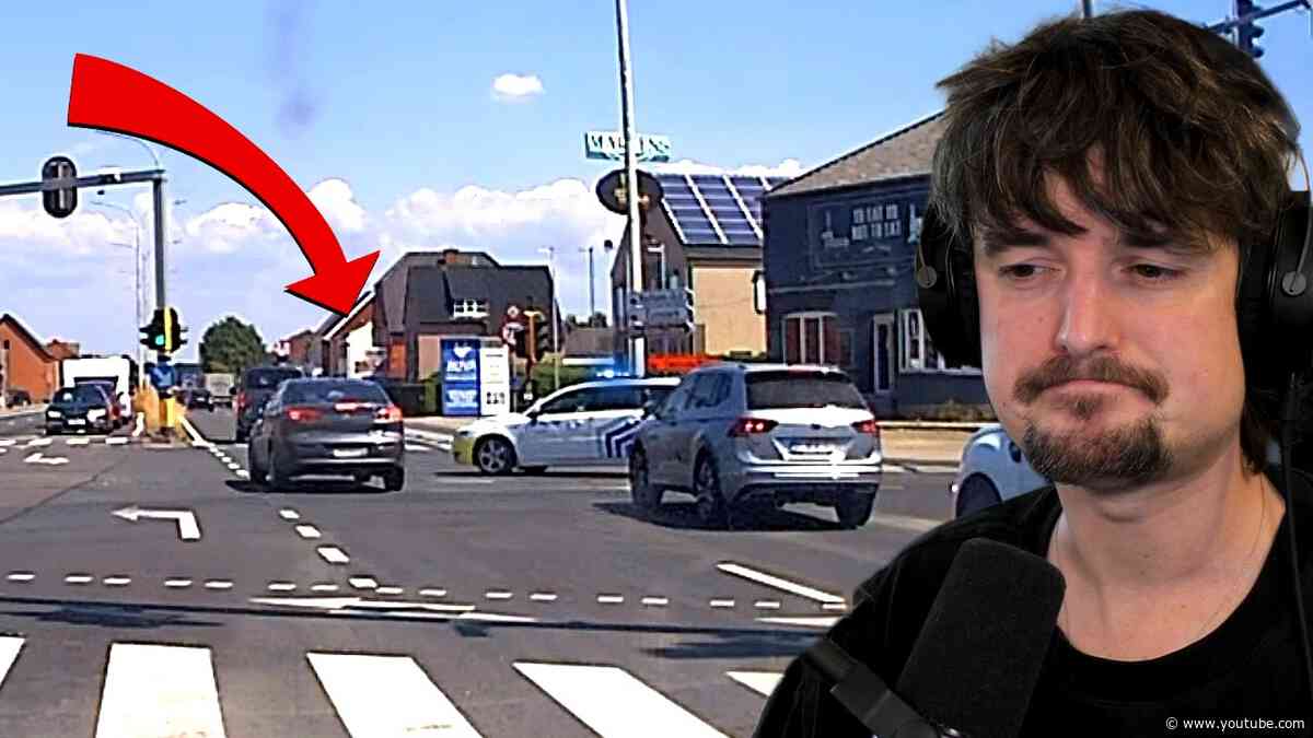 Pipo's glippen nog even voor de Politie op Dashcam