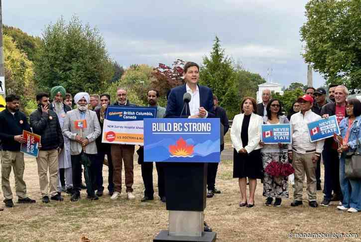 Eby focuses on U.S. health worker recruitment at Surrey border stop