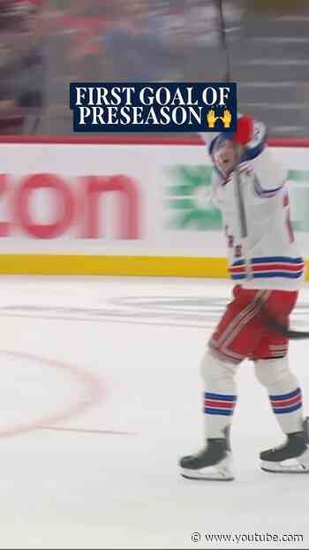 Let it fly! 🤩 #nyr #goal #hockey #preseason