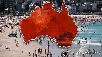 Alarming map reveals how hot Australia will get during the 'super El Niño' as experts warn hundreds could die