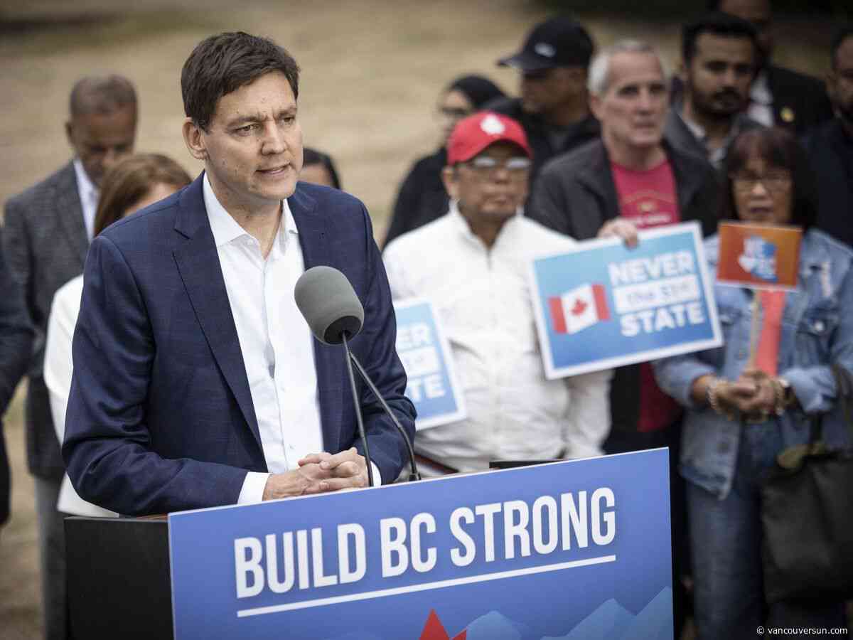 David Eby bets big on potential for more major projects in 'Build B.C. Strong' platform