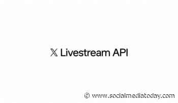 X updates third-party livestream support