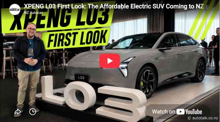 Video: XPeng L03 priced from $49,990 for New Zealand
