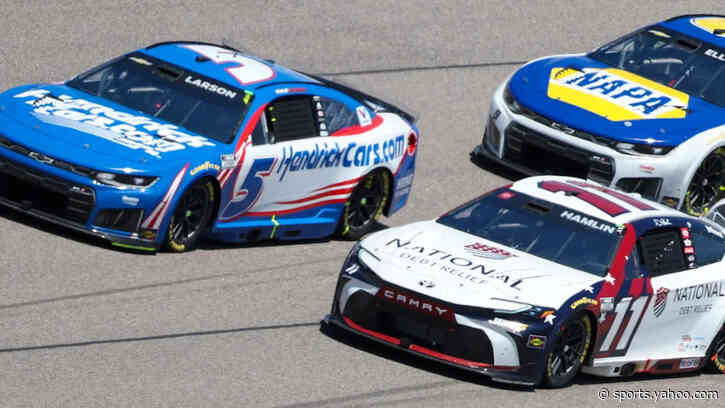 Larson, Hamlin Set For NASCAR Chase Showdown at Kansas