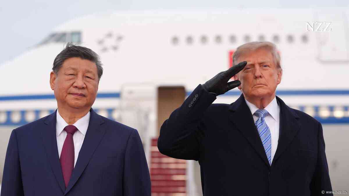 Trump rollt auf dem Militärflughafen Joint Base Andrews Xi den roten Teppich aus – aber in Washington gibt es auch Misstöne