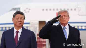 Trump rollt auf dem Militärflughafen Joint Base Andrews Xi den roten Teppich aus – aber in Washington gibt es auch Misstöne