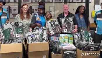 Del City student recognized for helping others with school supplies