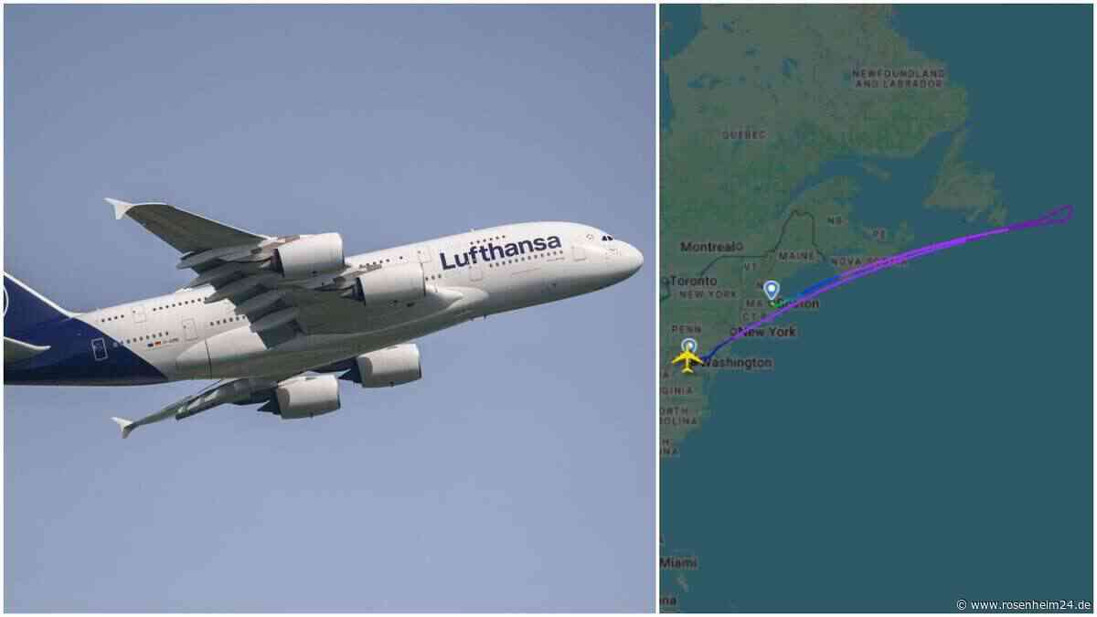 Alarm in A380: Lufthansa-Airbus auf Weg nach München muss umdrehen – mitten über Ozean