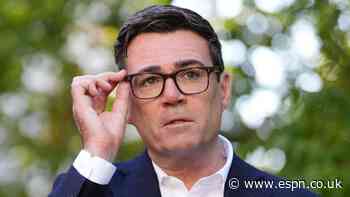 Burnham wants football drinking ban scrapped