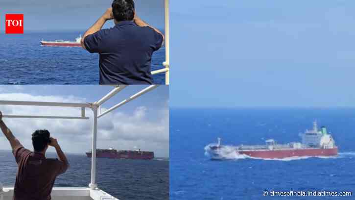 Chance At-Sea Reunion: Indian sailor films surprise mid-Atlantic meet with father; Instagram viewers gush