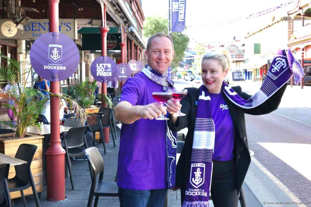 ‘Purple Reign’: Freo businesses capitalise on Dockers fever