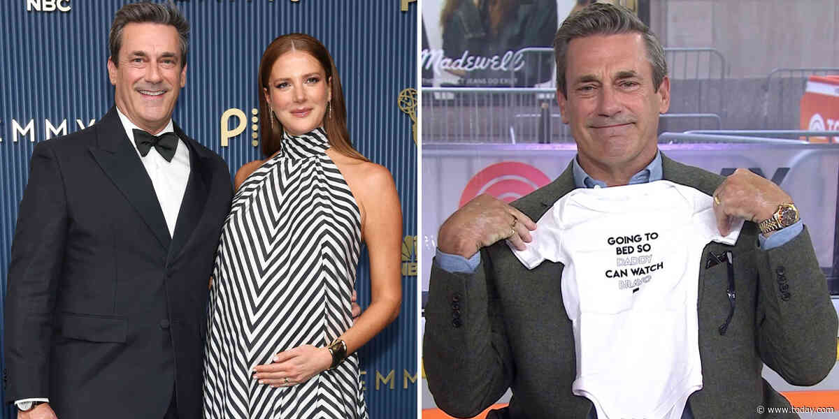 Jon Hamm Opens Up About Becoming a Dad on TODAY, Including the 1 Thing He’s Most Excited About