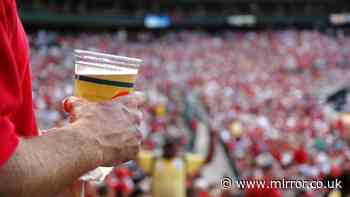 Mirror readers debate whether government should lift ban on football fans drinking in the stands