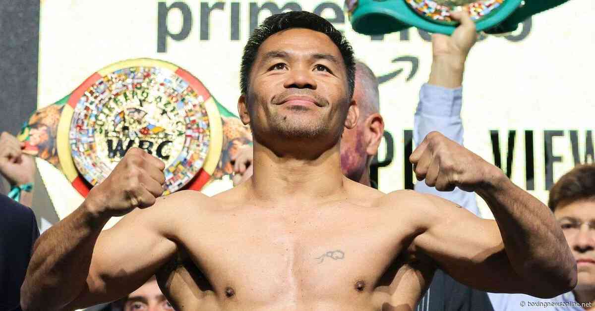 Manny Pacquiao in talks for fight on Joshua vs Fury card against pound for pound superstar