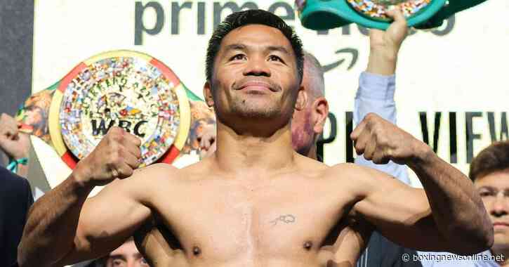 Manny Pacquiao in talks for fight on Joshua vs Fury card against pound for pound superstar