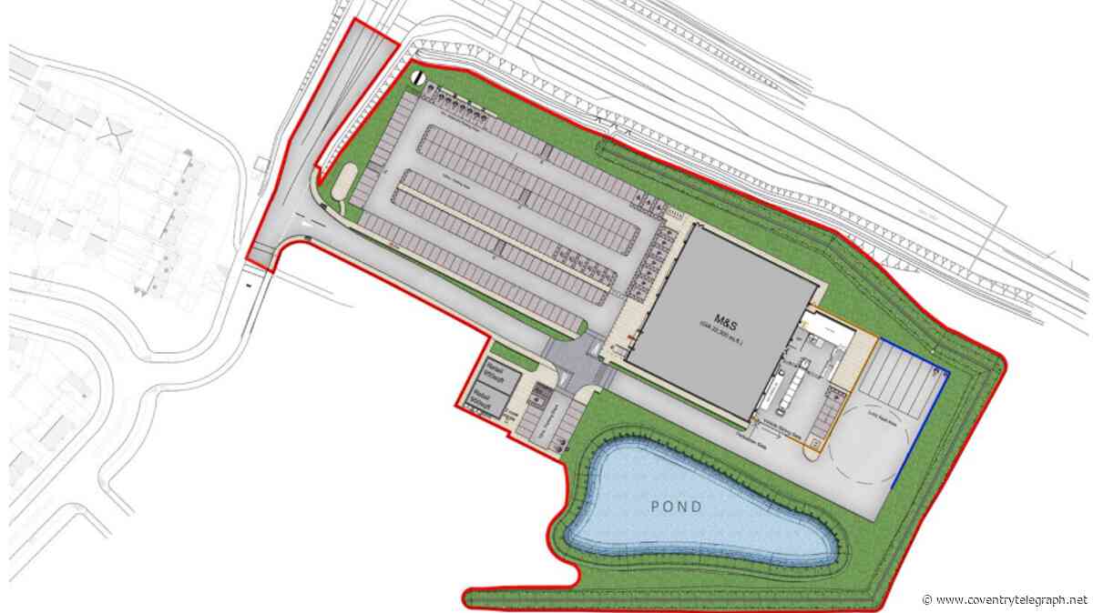 Map shows where new Nuneaton M&S food hall will be located