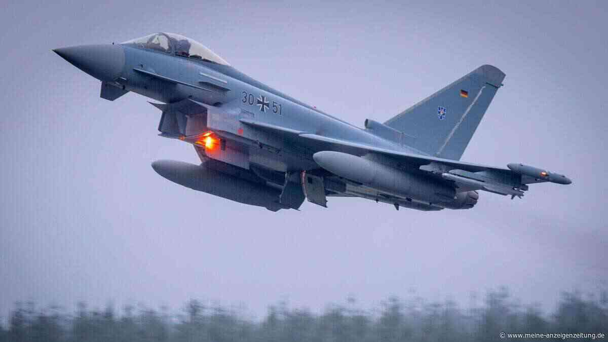 Eurofighter donnert mit 648 km/h über Ebersberg:  Bundeswehr erklärt Tiefflug
