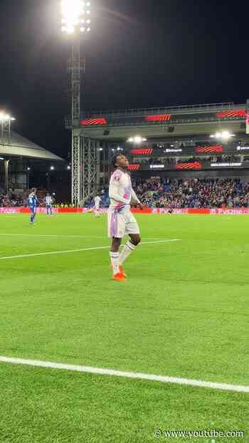 Eddie Nketiah scores Palace's fourth in style😮‍💨 #crystalpalace #football  #soccer #cpfc