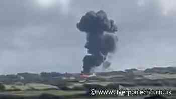 RAF issues update after fighter jet crashes and explodes in North Wales