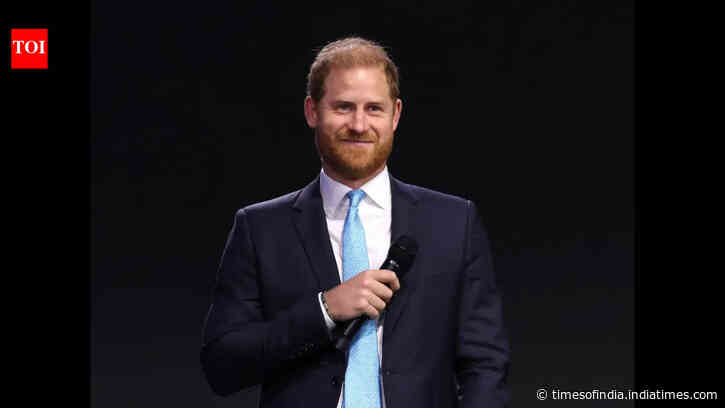 Prince Harry left speechless during AI talk as teleprompter suddenly stops working