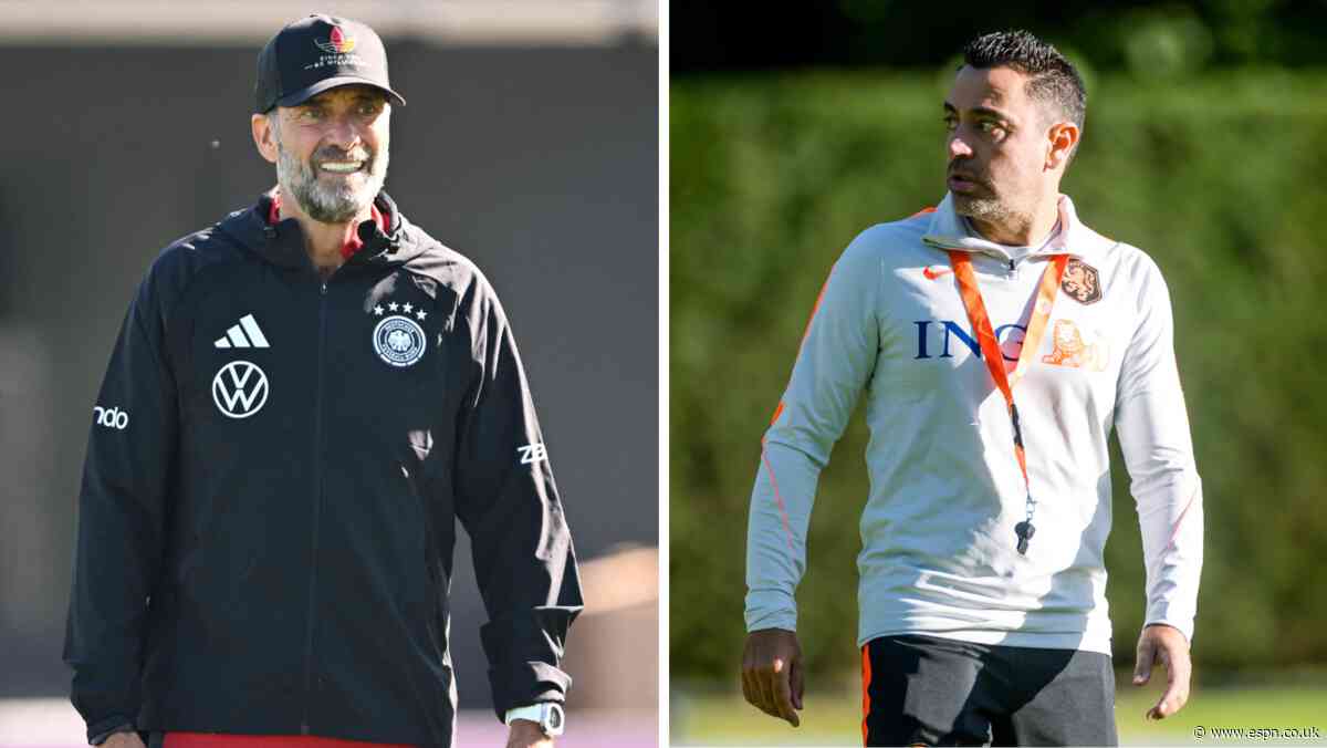Connelly's must-see international football: Klopp vs. Xavi, Cape Verde's return to action, USMNT kids