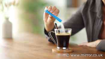 Doctor's warning for anyone who puts sweeteners in tea or coffee